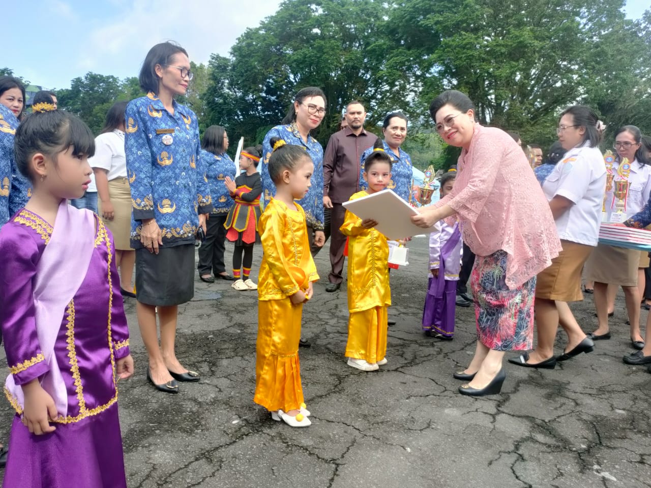 Bupati Rinny Tamuntuan Irup Hardiknas Dan Hari Otda Tahun